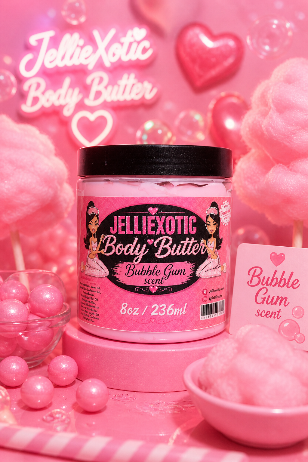 Bubblegum scent bodybutter